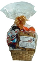 Order your all natural dog biscuit gift baskets now